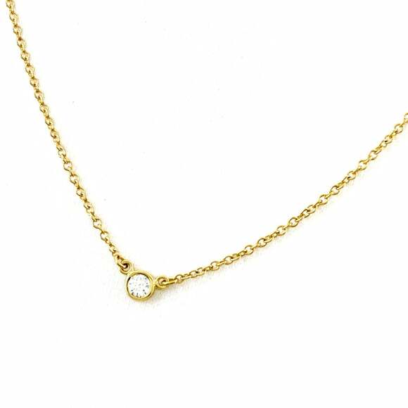 TIFFANY Gold Diamond Necklace